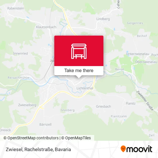 Карта Zwiesel, Rachelstraße