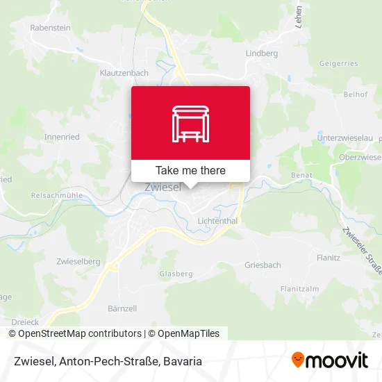 Карта Zwiesel, Anton-Pech-Straße