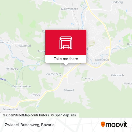 Карта Zwiesel, Buschweg