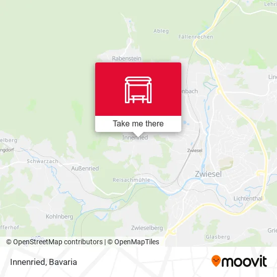 Карта Innenried