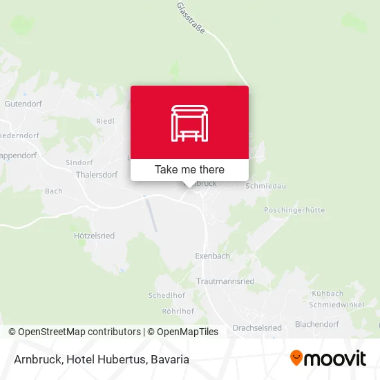 Карта Arnbruck, Hotel Hubertus