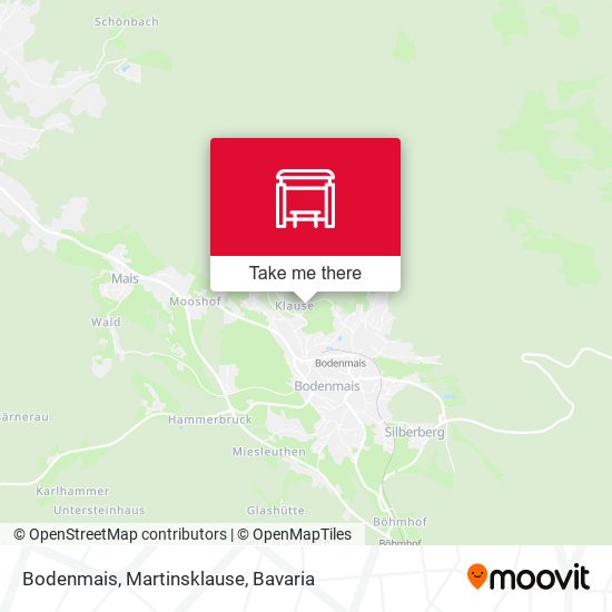 Bodenmais, Martinsklause map