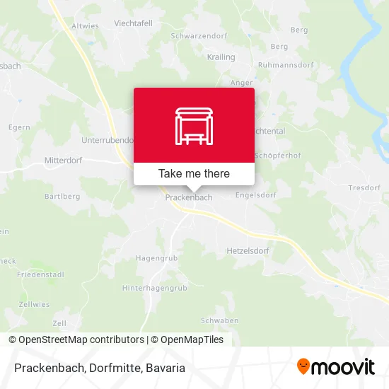 Карта Prackenbach, Dorfmitte