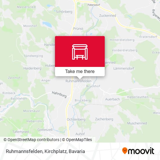 Ruhmannsfelden, Kirchplatz map
