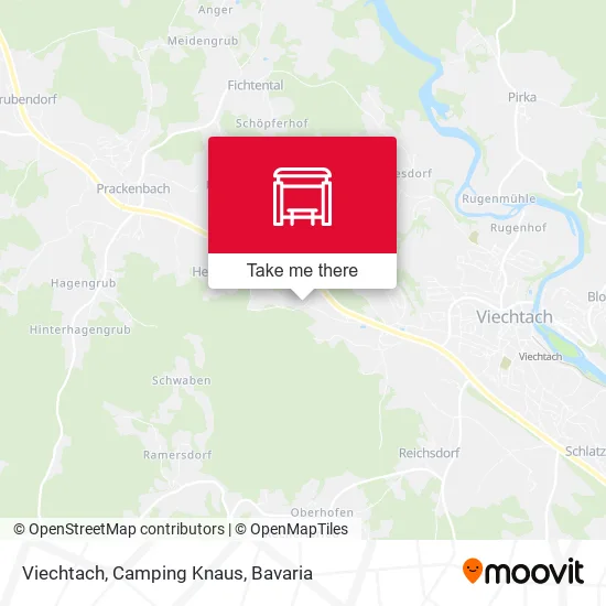 Карта Viechtach, Camping Knaus