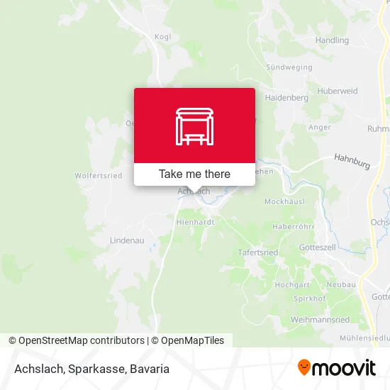 Карта Achslach, Sparkasse