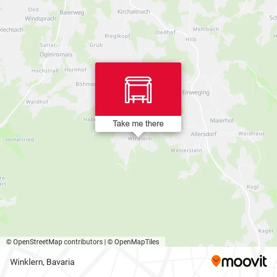 Карта Winklern
