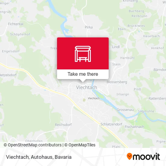 Карта Viechtach, Autohaus