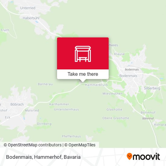 Bodenmais, Hammerhof map