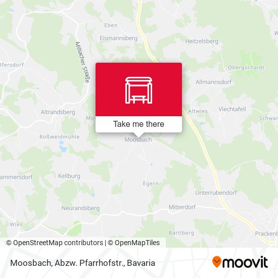Moosbach, Abzw. Pfarrhofstr. map