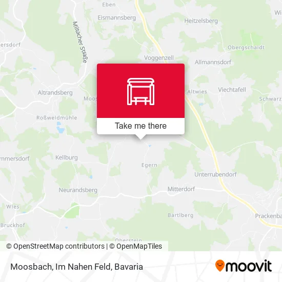 Карта Moosbach, Im Nahen Feld