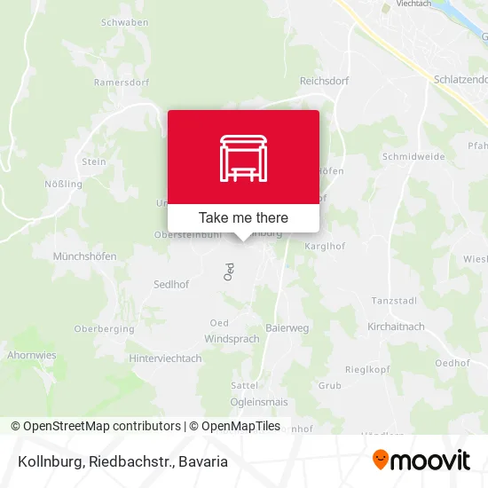Карта Kollnburg, Riedbachstr.