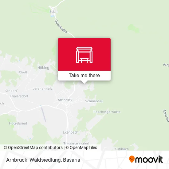 Карта Arnbruck, Waldsiedlung