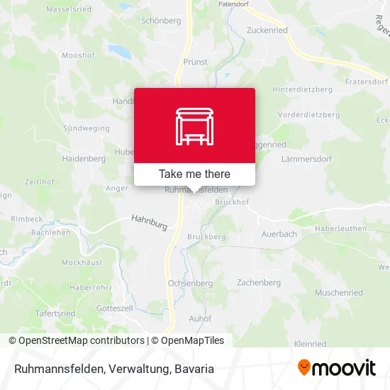 Карта Ruhmannsfelden, Verwaltung