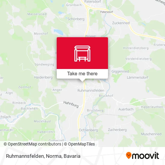 Карта Ruhmannsfelden, Norma