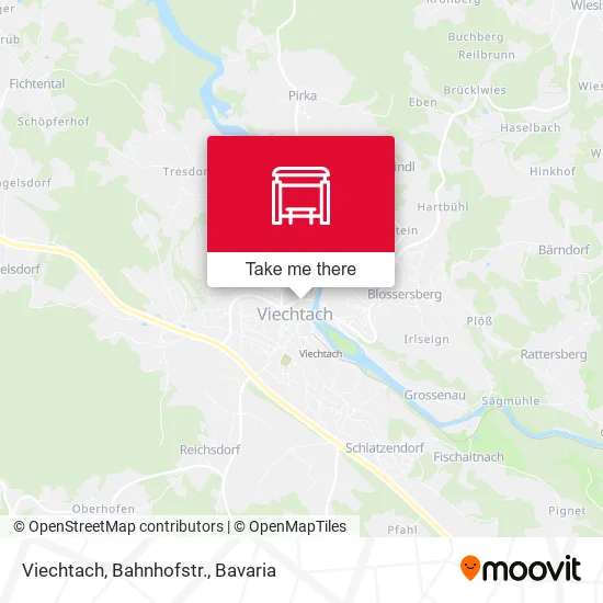 Карта Viechtach, Bahnhofstr.