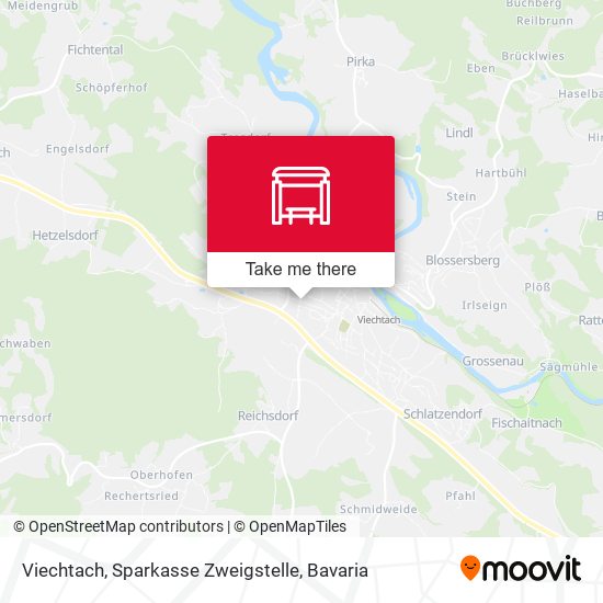 Viechtach, Sparkasse Zweigstelle map