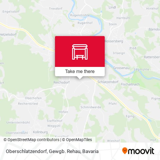 Oberschlatzendorf, Gewgb. Rehau map