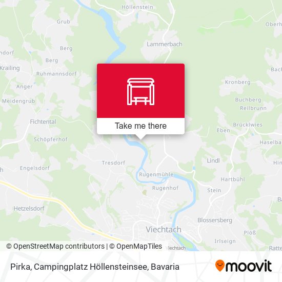 Pirka, Campingplatz Höllensteinsee map
