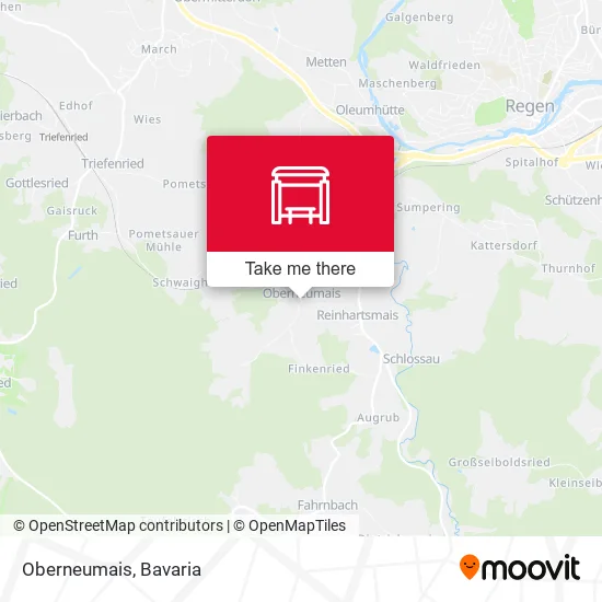 Карта Oberneumais