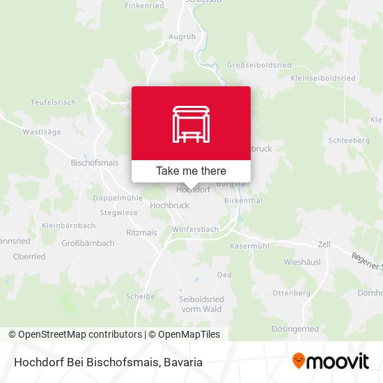 Hochdorf Bei Bischofsmais map