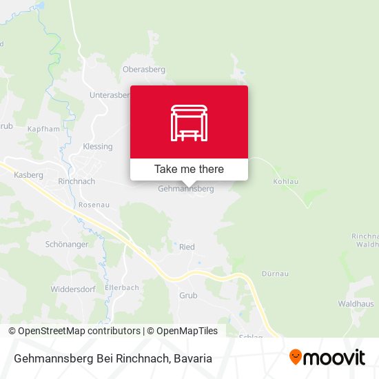 Gehmannsberg Bei Rinchnach map