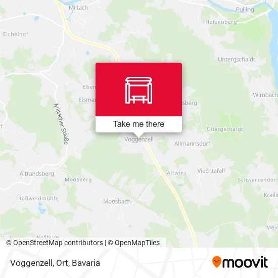 Карта Voggenzell, Ort