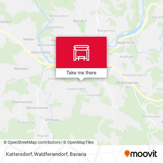 Kattersdorf, Waldferiendorf map