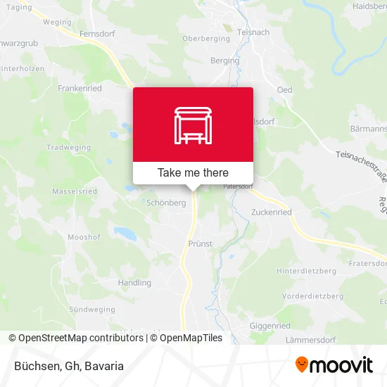 Карта Büchsen, Gh