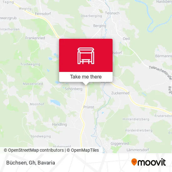 Карта Büchsen, Gh