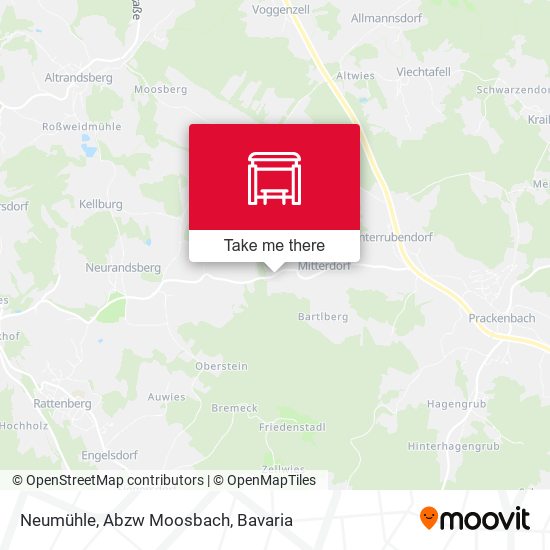 Neumühle, Abzw Moosbach map