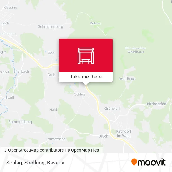 Карта Schlag, Siedlung