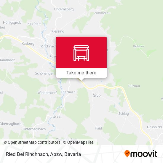 Ried Bei Rinchnach, Abzw map