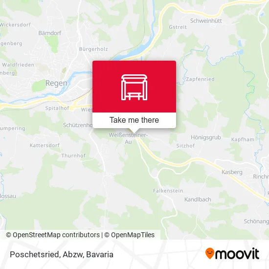 Карта Poschetsried, Abzw