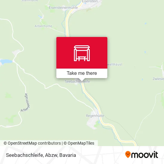 Карта Seebachschleife, Abzw