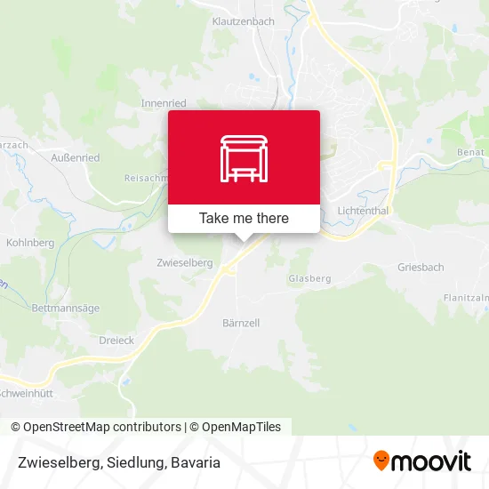 Карта Zwieselberg, Siedlung