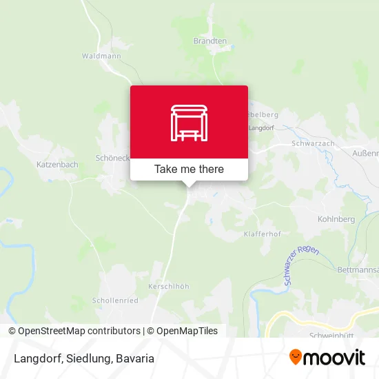 Карта Langdorf, Siedlung