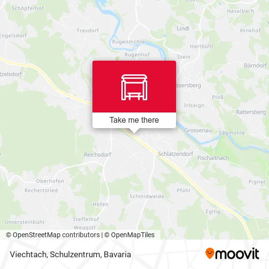 Карта Viechtach, Schulzentrum