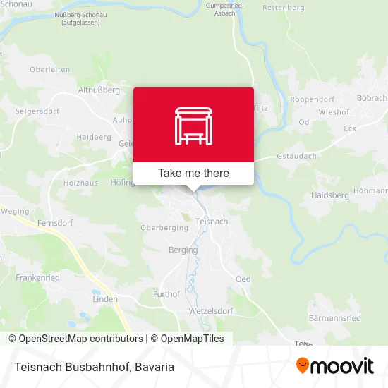Карта Teisnach Busbahnhof