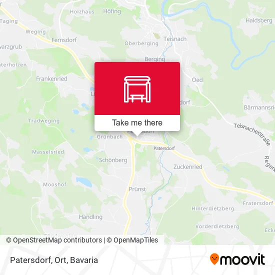 Карта Patersdorf, Ort