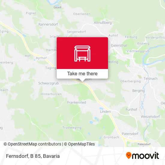 Карта Fernsdorf, B 85