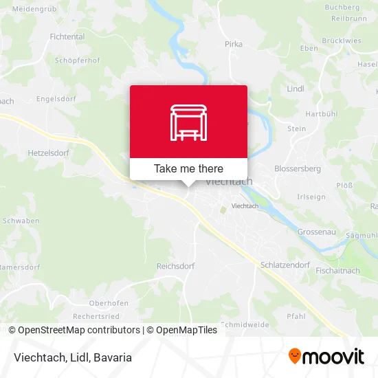 Карта Viechtach, Lidl