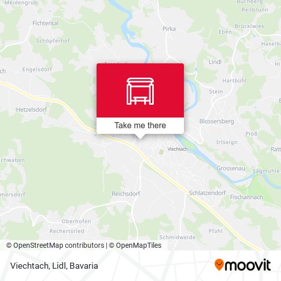 Viechtach, Lidl map