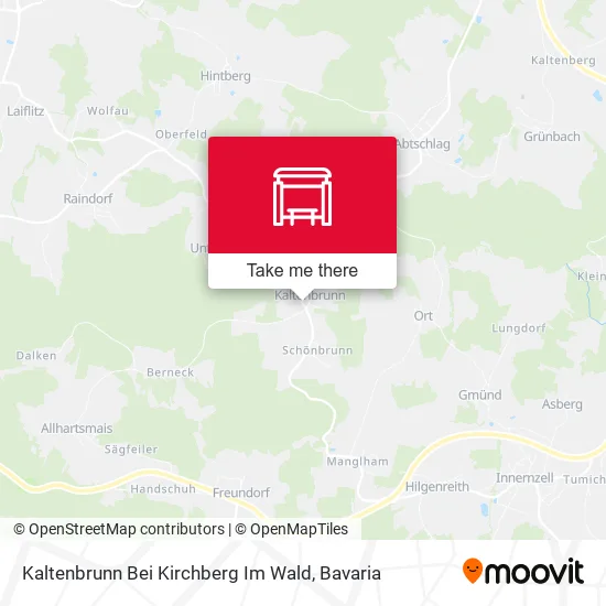 Карта Kaltenbrunn Bei Kirchberg Im Wald