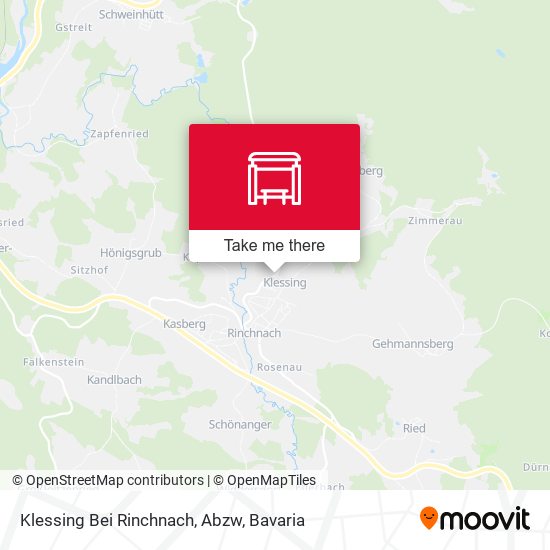 Klessing Bei Rinchnach, Abzw map