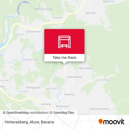 Карта Hinterasberg, Abzw
