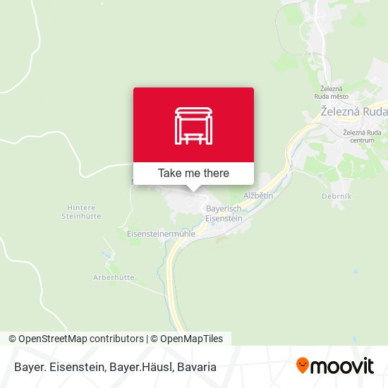 Bayer. Eisenstein, Bayer.Häusl map