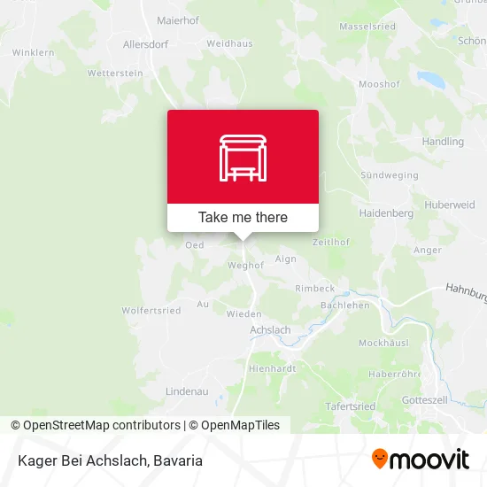 Карта Kager Bei Achslach
