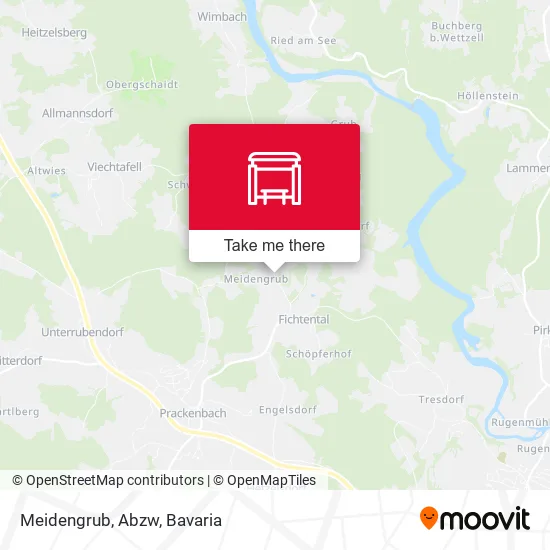 Карта Meidengrub, Abzw