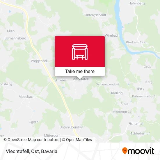 Карта Viechtafell, Ost